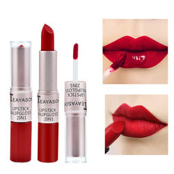 Long Lasting Velvet Matte Lipstick Double Head.