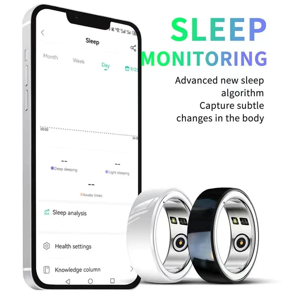 New NFC Smart ring Heart Rate Blood Oxygen.