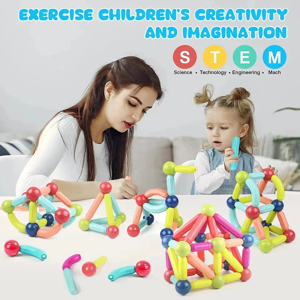 Large Size Magnetic Sticks Building Blocks