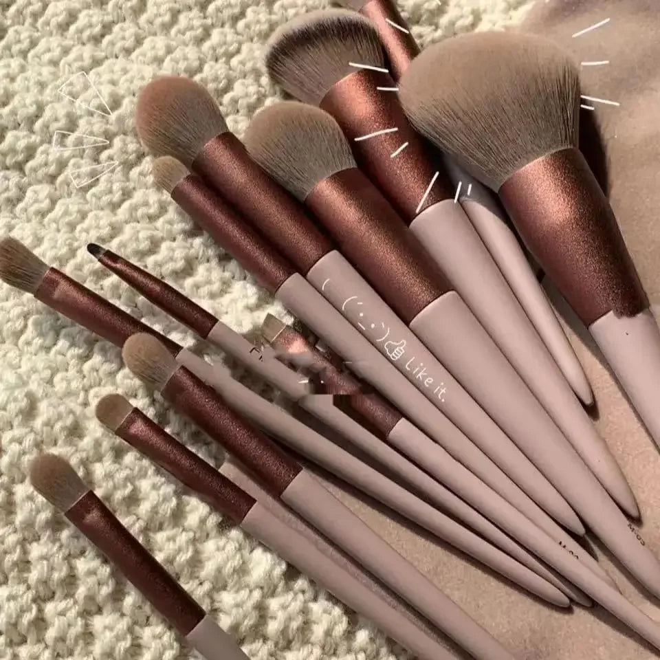 13Pcs Makeup Brush Set Make Up Concealer Brush Blush Powder