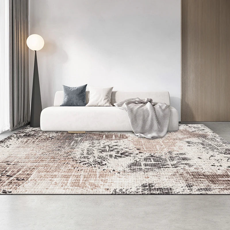 Modern Abstract Living Room Decoration Carpet Simple Bedroom Bedside Large Area Rug Light Luxury Study Cloakroom Non-slip Rugs