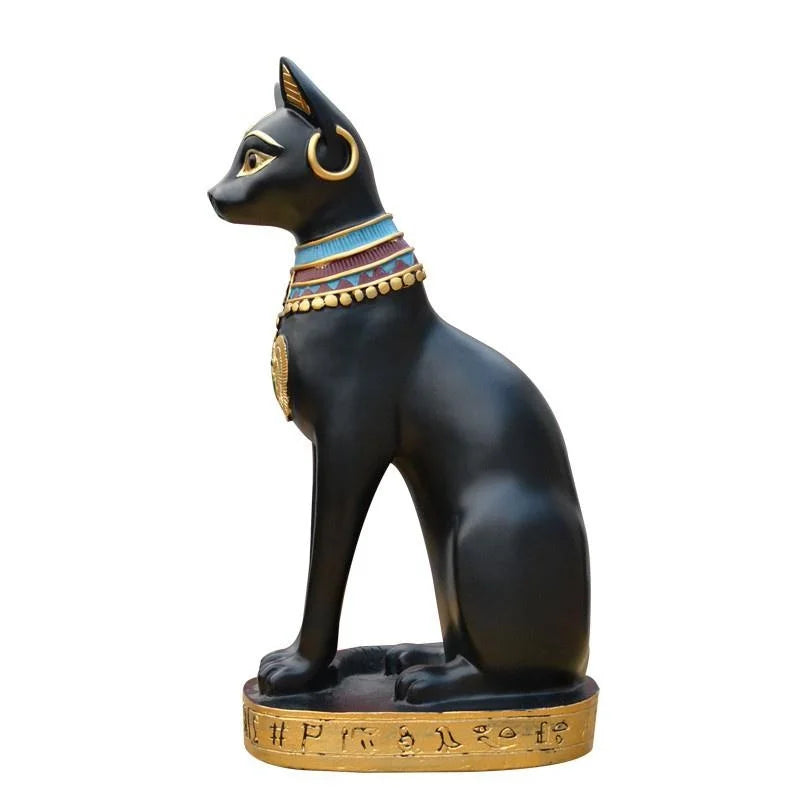 Cat Statue Egyptian Cat Figurine Decoration