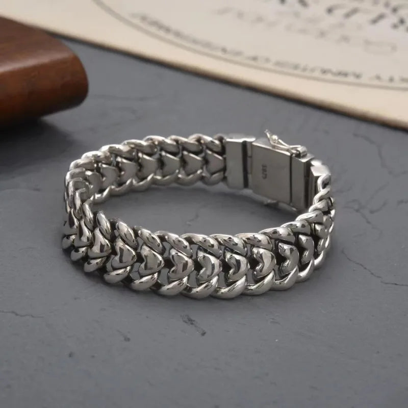 Silver Personalized Style Fashionable Bracelet Men's