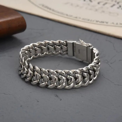 Silver Personalized Style Fashionable Bracelet Men&