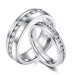 Titanium Ring Engagement Ring Anti-allergy Men Women Wedding.