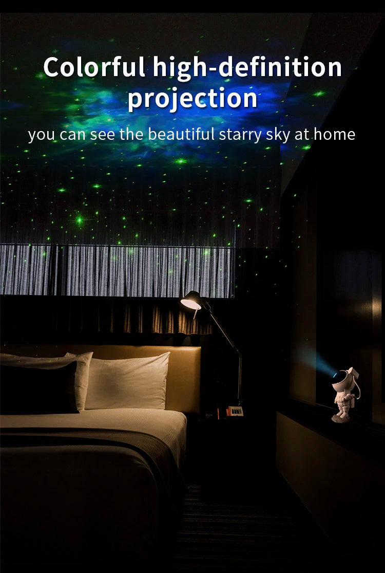 Tuya Smart Life WIFI Galaxy Star Projector Starry Sky USB LED Night Light App Control Astronaut Night Lamp Gift Bedroom Decor