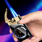 Watch Gas Lighter Windproof Metal Rocker.