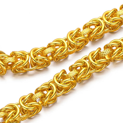 Gold Plated Dragon Chain Bracelets for Men