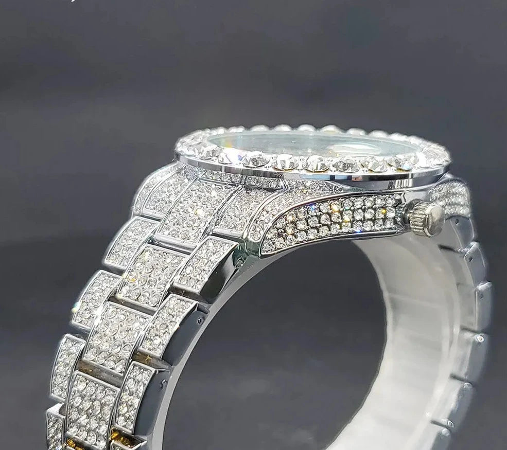 Luxury Watch Man Diamond Large Men's Watches.