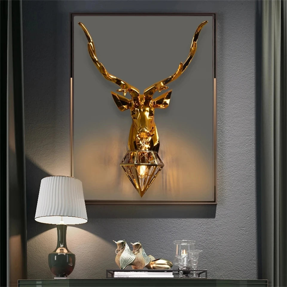 Nordic Antler Wall Lamp Modern LED Wall Lights