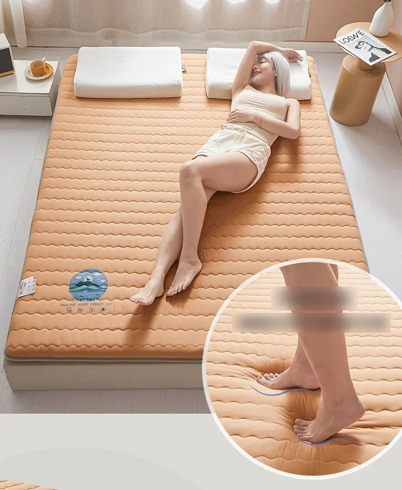 Knitted Skin-friendly Cotton Mattress Household Antibacterial and Mite-free Mattress Student Dormitory Thickened Sleeping Mat