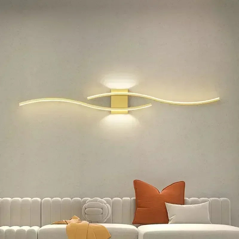 Modern, LED wall lamp, Contemporary lighting, Wall-mounted light, Minimalist design, Energy-efficient, Adjustable brightness, Interior lighting, Home decor, Ambient lighting, Sleek fixture, Accent lighting, Task lighting, Decorative sconce, LED technology,