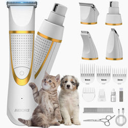 Pet Dog Hair Care Supplies Professional Puppy Clipper Rechargeable Trimmer Foot Shaver for Cat Dog Beauty Cutting Machines