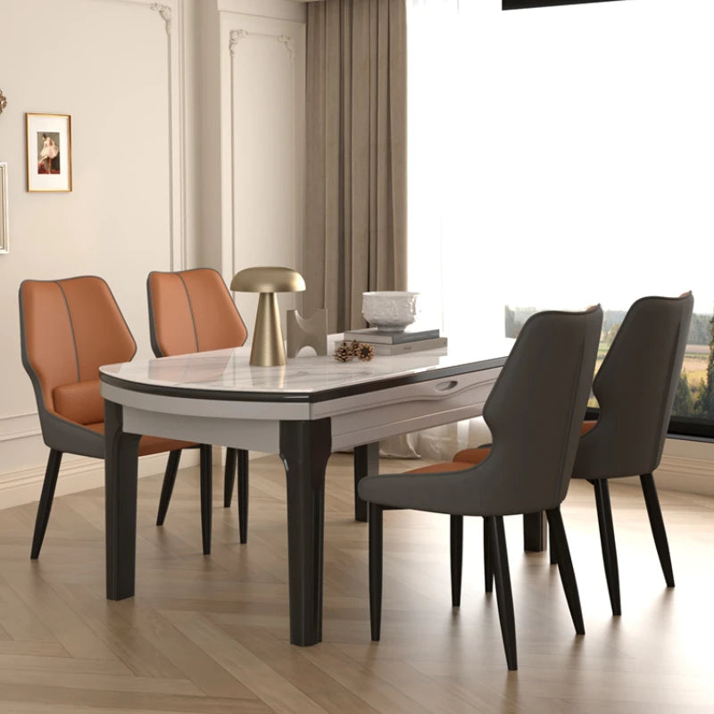 Light Luxury Dining Chair - Modern Minimalist Living Room Chair.