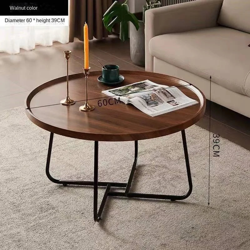 Scandinavian Light Luxury Coffee Table - Modern Elegance for Your Living Space.