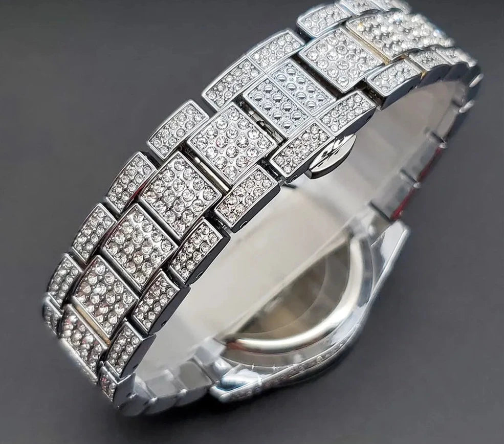 Luxury Watch Man Diamond Large Men's Watches.