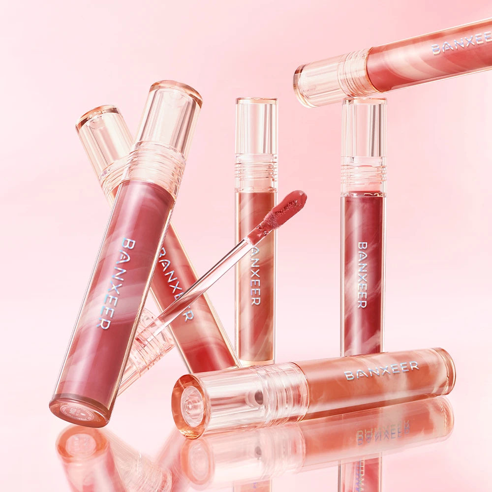 BANXEER Lip Gloss Lip Glaze Moisturizing Lightweight Non-sticky.