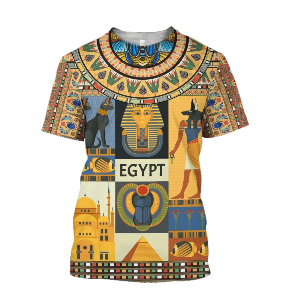 Anubis Graphic Men's T-shirt Stylish Casual.