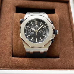 Men's Stainless Steel 42mm Quartz Watch