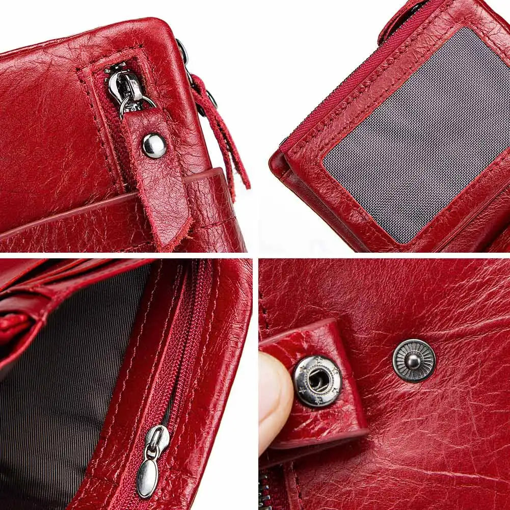 Genuine Leather Women Wallet for Coin.###