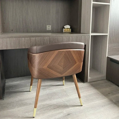 Modern Minimalist Dining Chair Luxury Wooden.