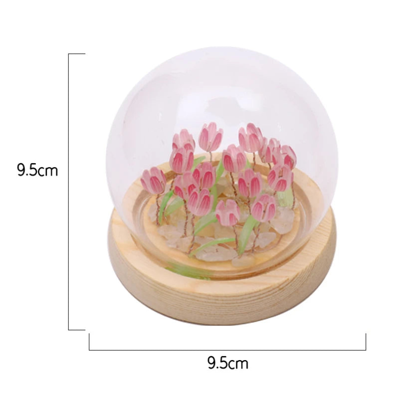 Artificial Tulip Flower Night Light Ornaments.