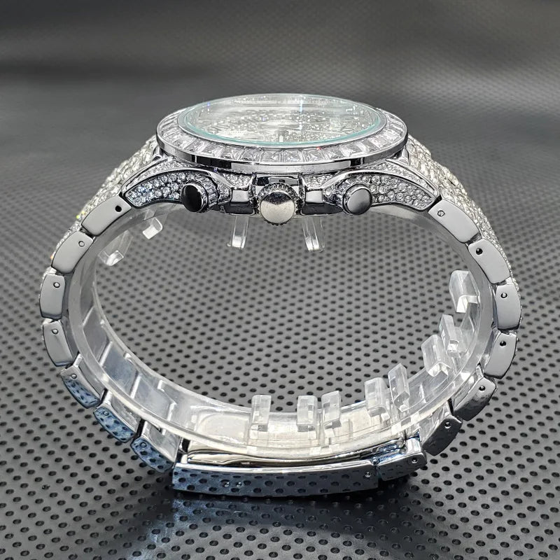 High End Luxury Men Watch Diamond.