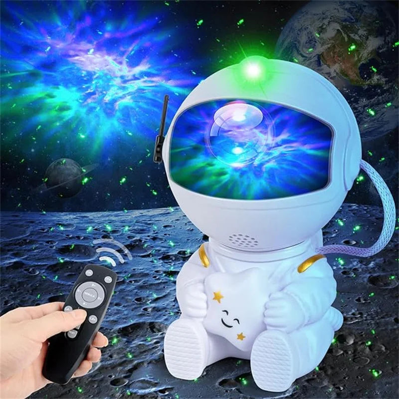 Transform Your Space with the Astronaut Galaxy Starry Sky Projector!