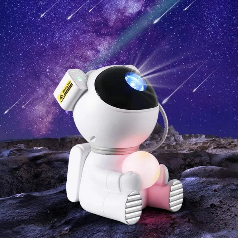 Transform Your Space with the Astronaut Star Galaxy Projector Lamp