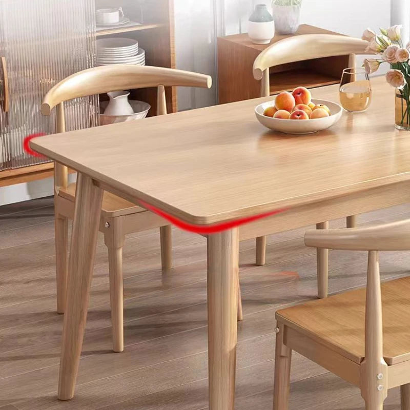 Chinese Floor Service Dining Sedentary Table Wooden Dinning Table Room Restaurants  Mobili Per La Casa Furniture Luxury