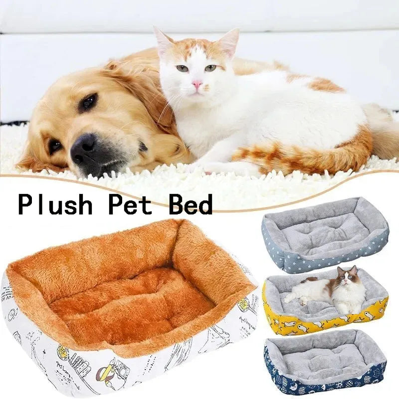 Large Pet Bed Warm Dog House Comfortable Plush cat Kennel Durable non-slip Pet Nest Soft Kennel For Small Medium Large Dog cat