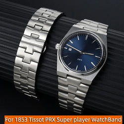 Stainless steel band For 1853 Tissot PRX Super player.