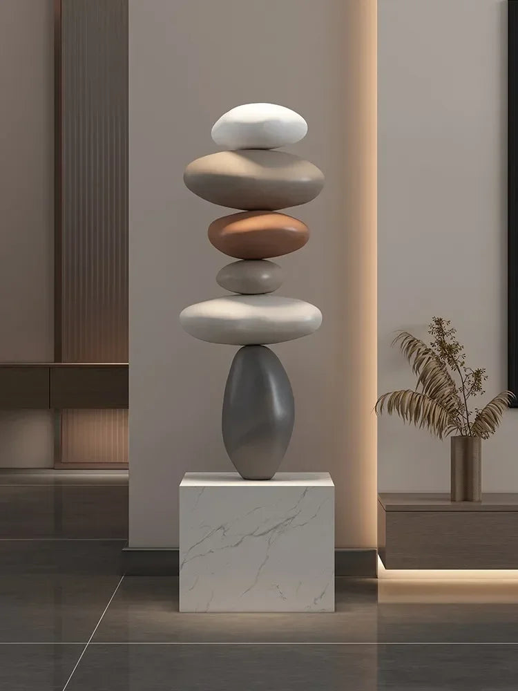 Creative Home Decor Large Stone 80CM Glowing Stone Statue.