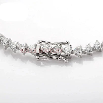 Tennis Bracelet 925 Sterling Silver Charms.