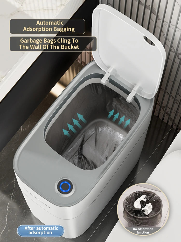 Can Can Home Smart Trash Electronic Trash Trash Induction Automatic Bathroom Can Sensor Intelligent Bagging Induction Joybos