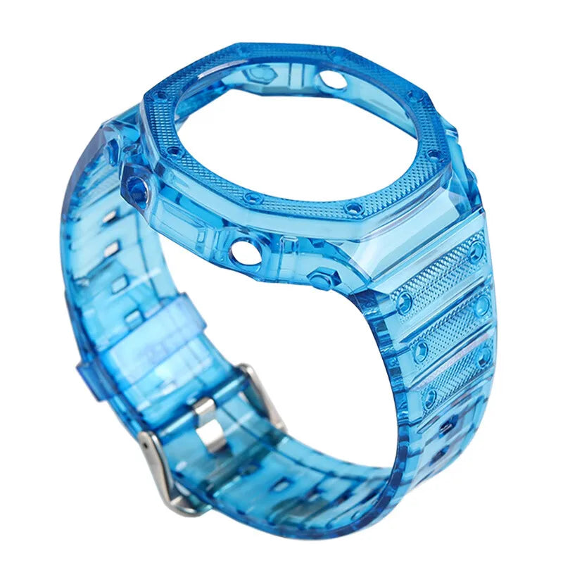 Waterproof Sports Silicone Watch Case For Casio.