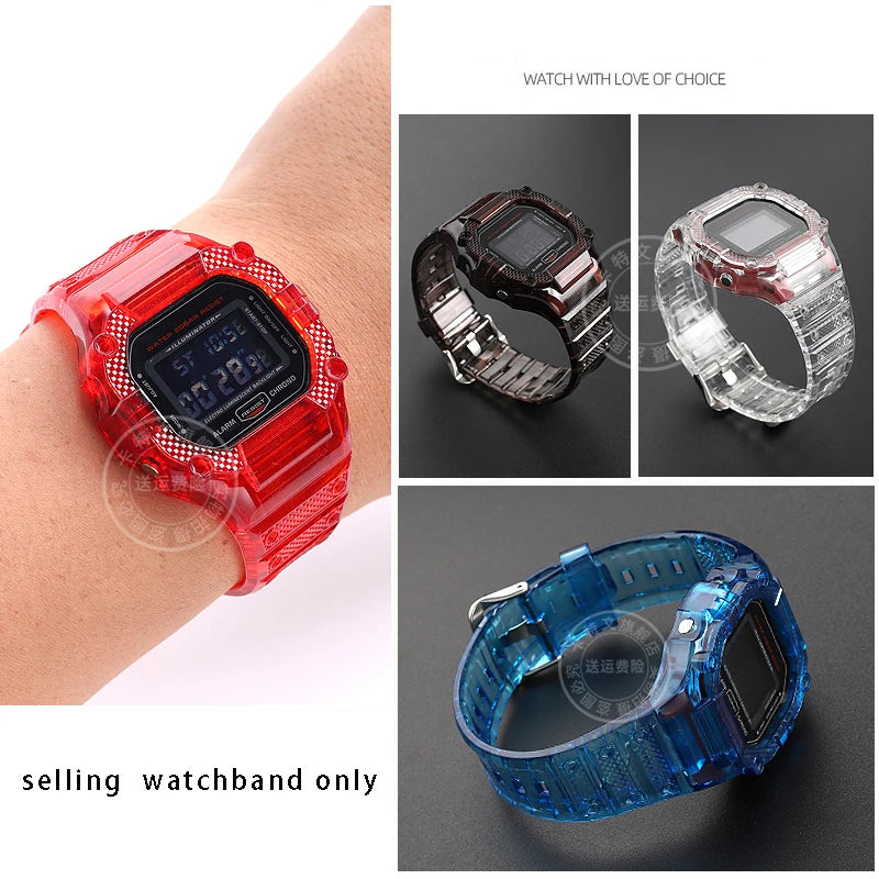 Watch strap and case set for G-SHOCK Casio