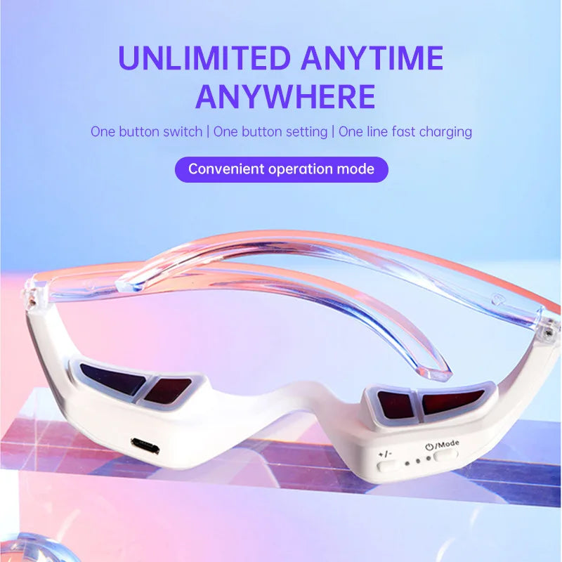 3D EMS Eye Massager Beauty Device.