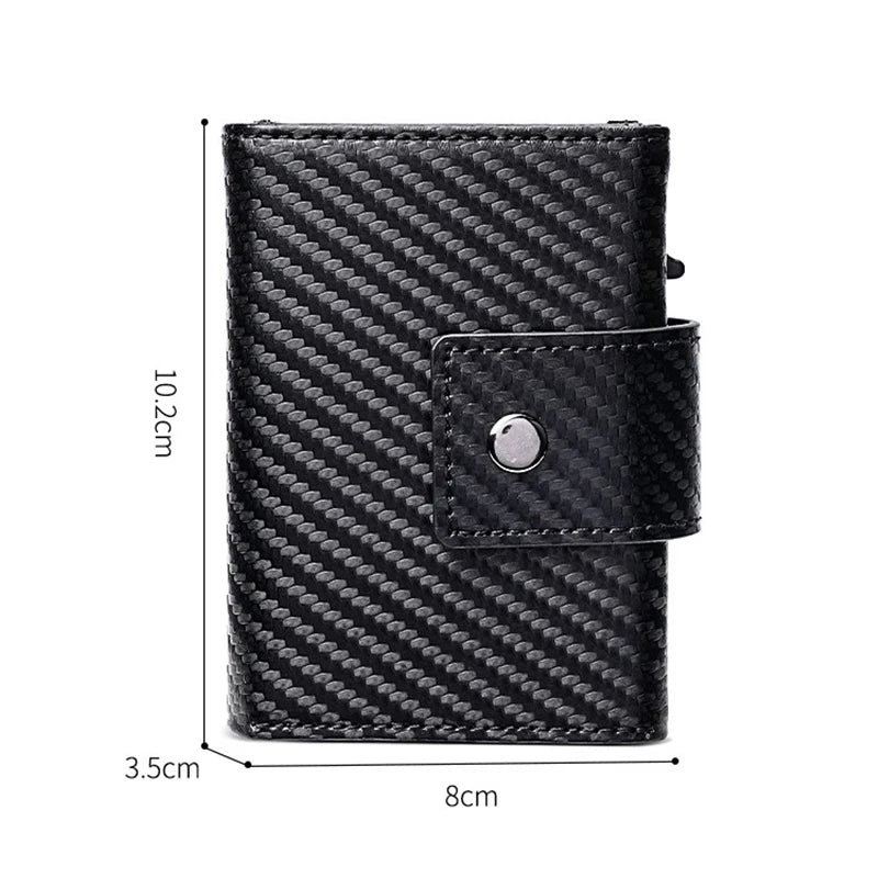 Luxury Genuine Leather Wallet RFID Blocking Men.