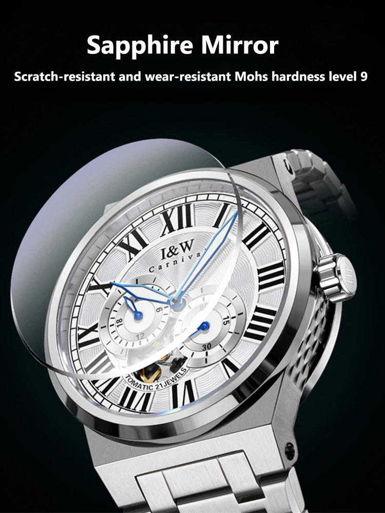 IW Luxury Brand Automatic Watches for Men Sporty