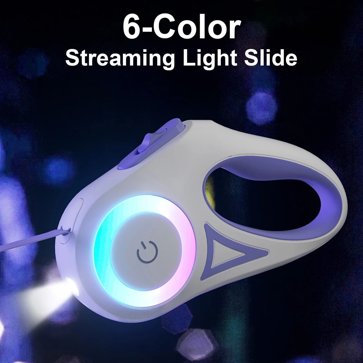 Streamer Led Lights Dog Leash Automatic.