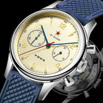 RED STAR Men's Mechanical Watch 1963 Chronograph