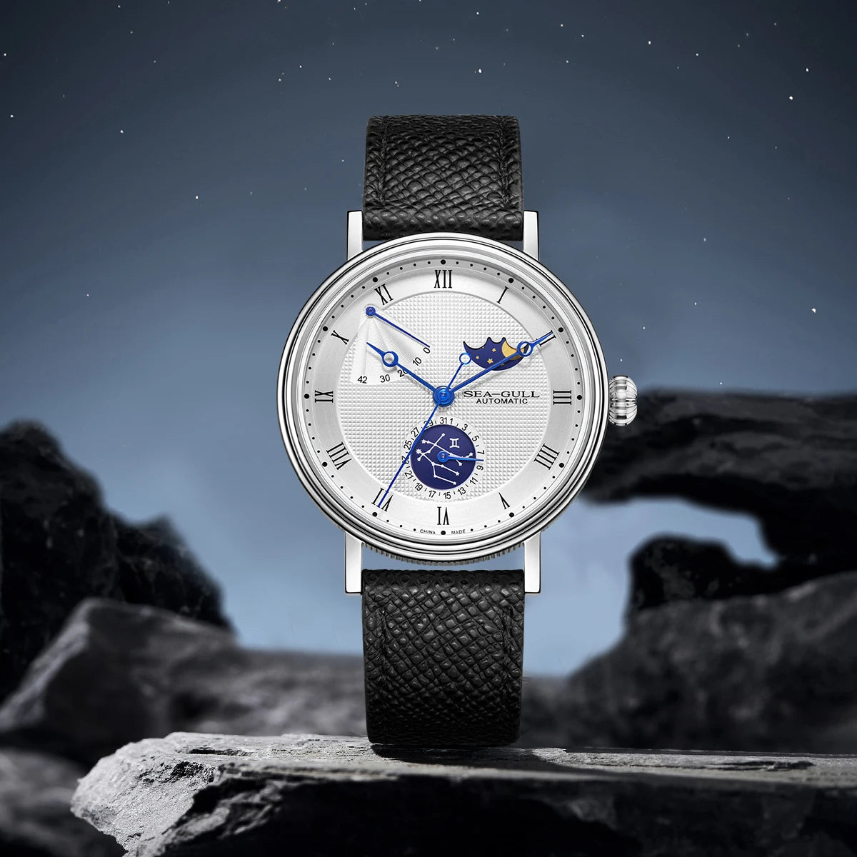 Seagull 12 Constellation Zodiac Sign Men's Watch