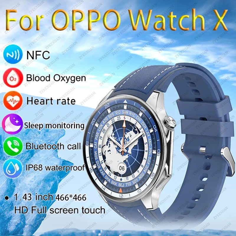 Features and Benefits of the 2024 New For OPPO New Watch X Smart Watch.