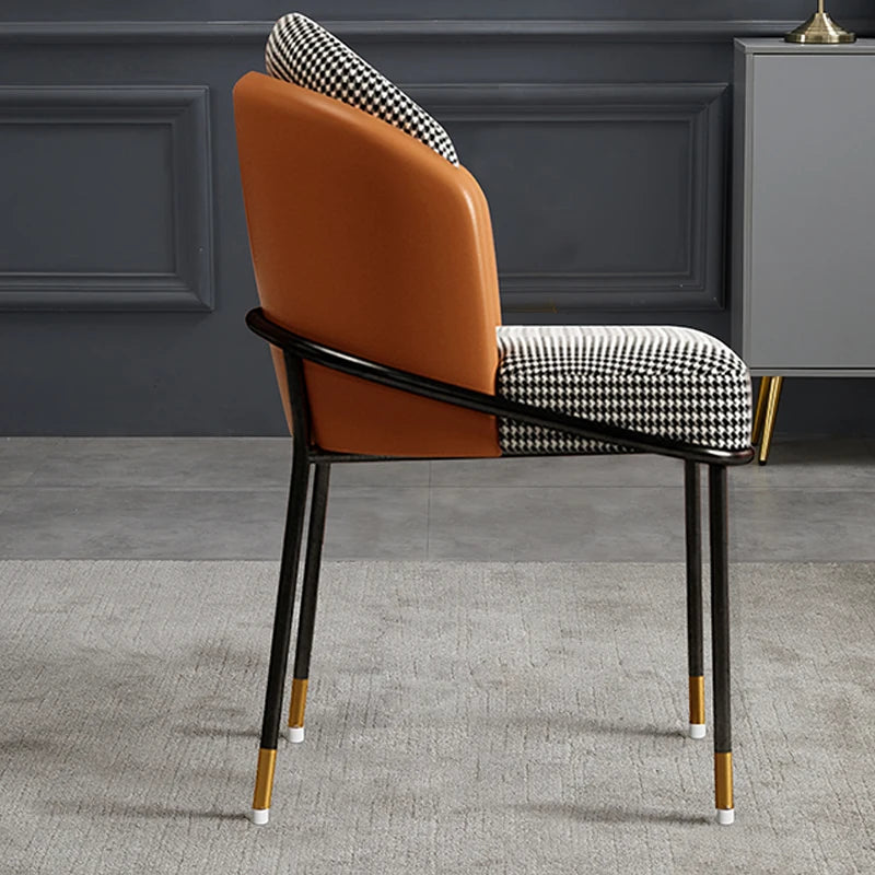 Luxury Designer Fabric Dining Chairs Modern.