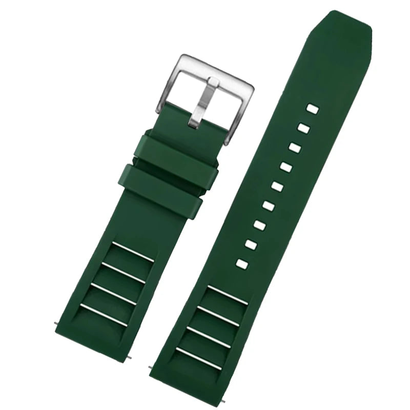 Quick release soft fluororubber Watchband 1853 Men