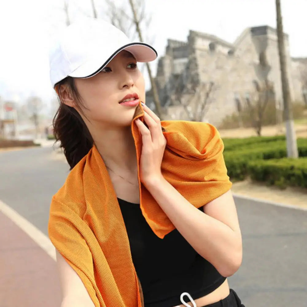 Microfiber Sport Towel Rapid Cooling Ice Face Towel