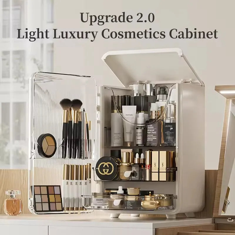 Plastic Upgrade Luxury Cabinet Desktop Makeup.