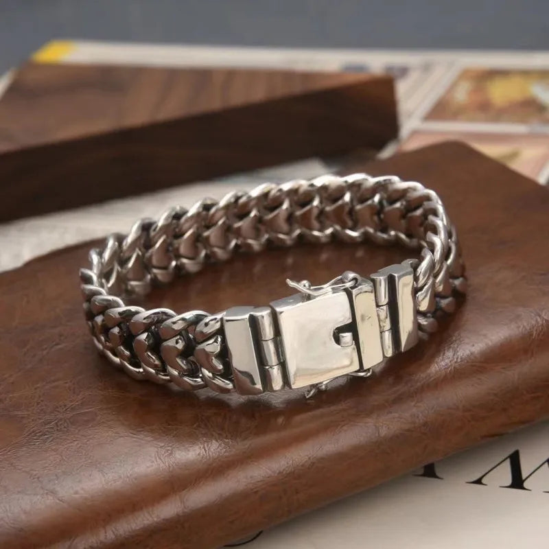 Silver Personalized Style Fashionable Bracelet Men's