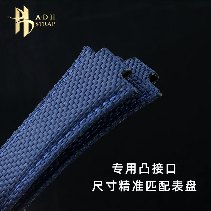 Knitted Nylon Watch Strap For Tissot 1853 Prx.